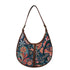 Ethnic Motifs Printed Half Moon Hobo Bag - Uncommongifts.in